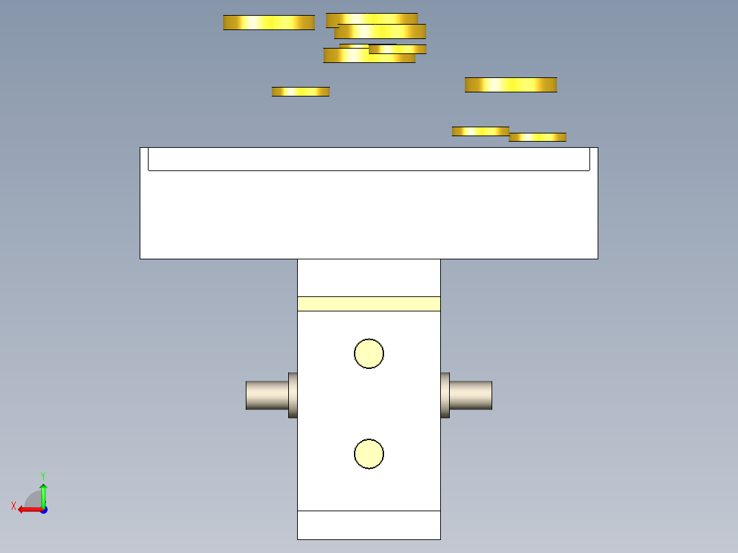 B3003861-硬币分拣机后视图