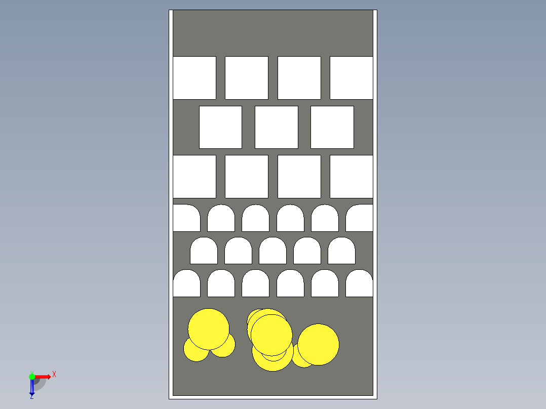 B3003861-硬币分拣机俯视图