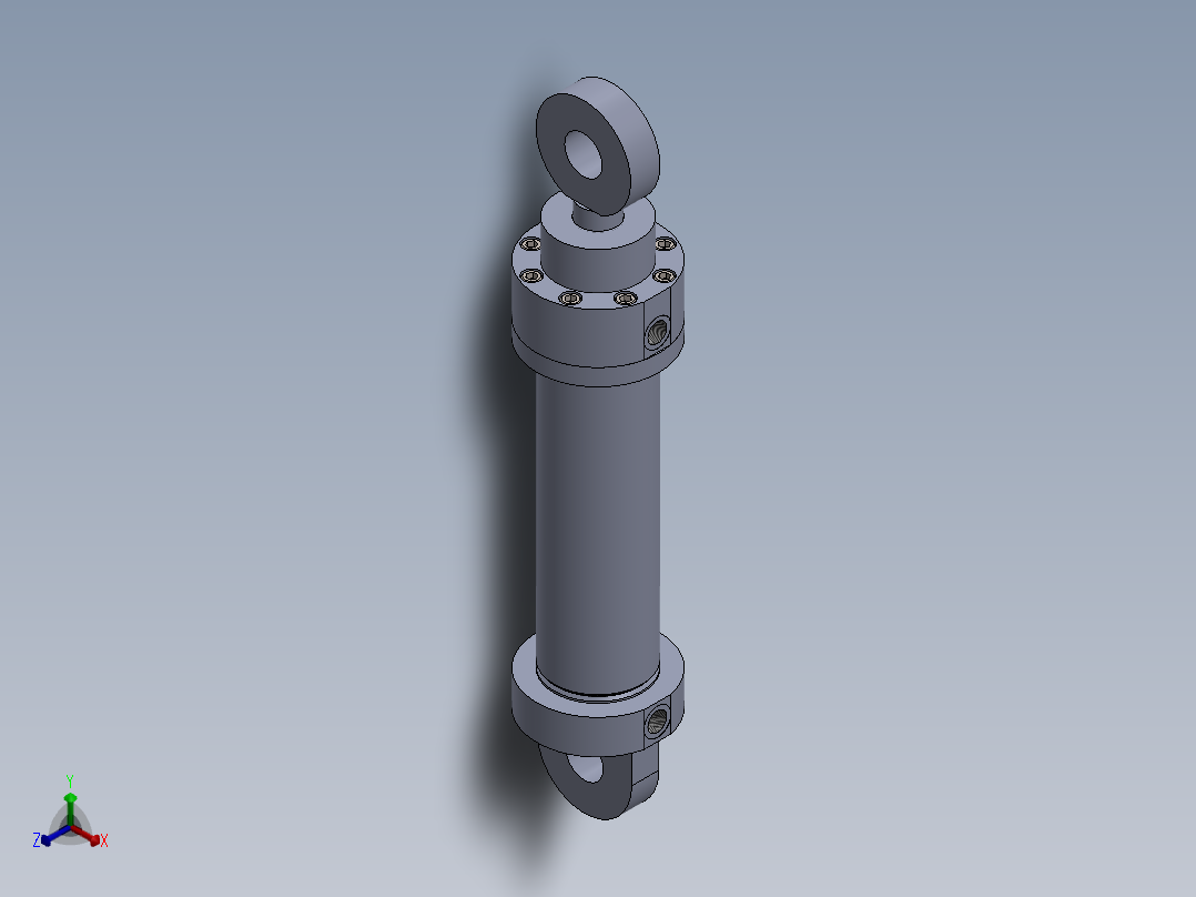 铣削型液压缸170x85x550-5-mm-1.snapshot.1正等轴测图