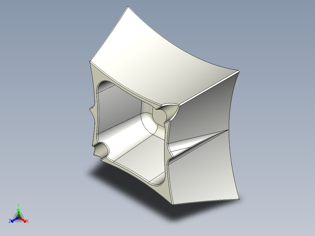 烟灰缸(13)正等轴测图