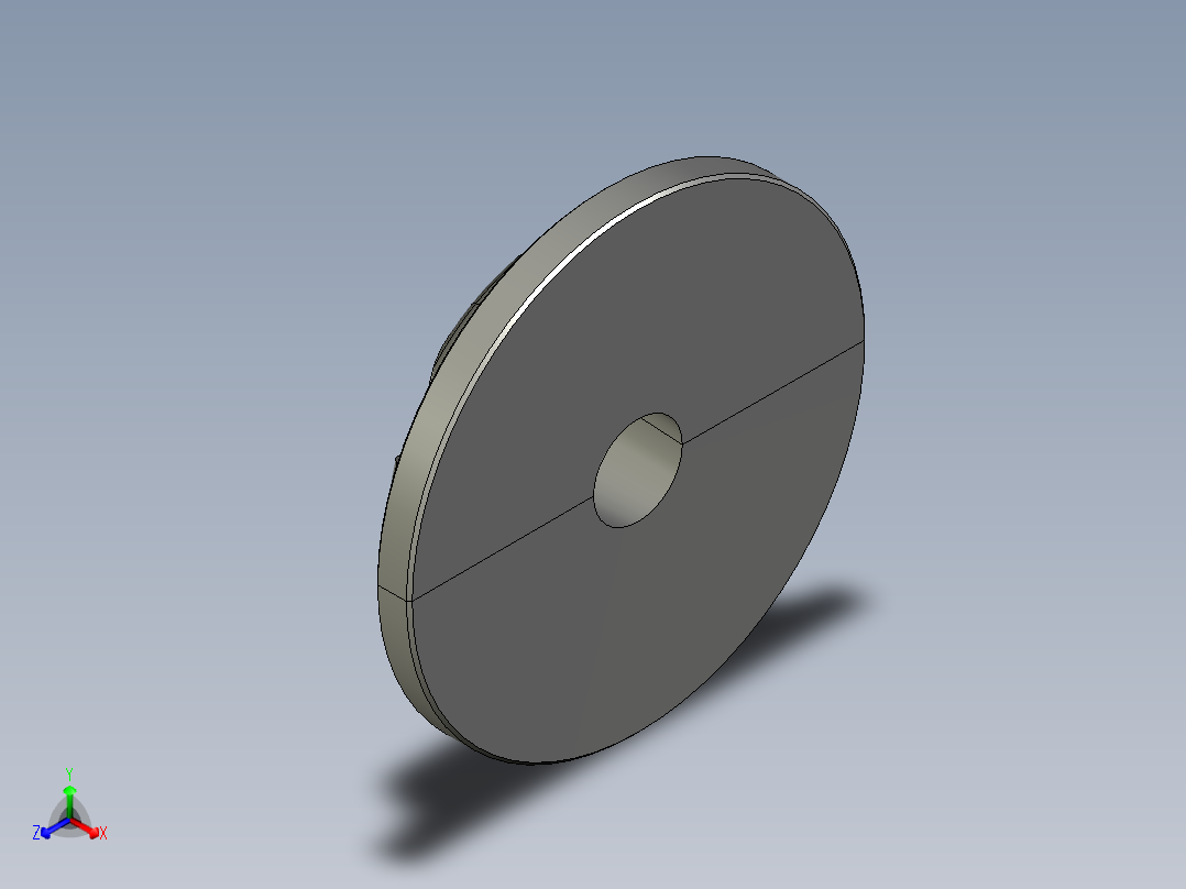 叶轮(23)正等轴测图