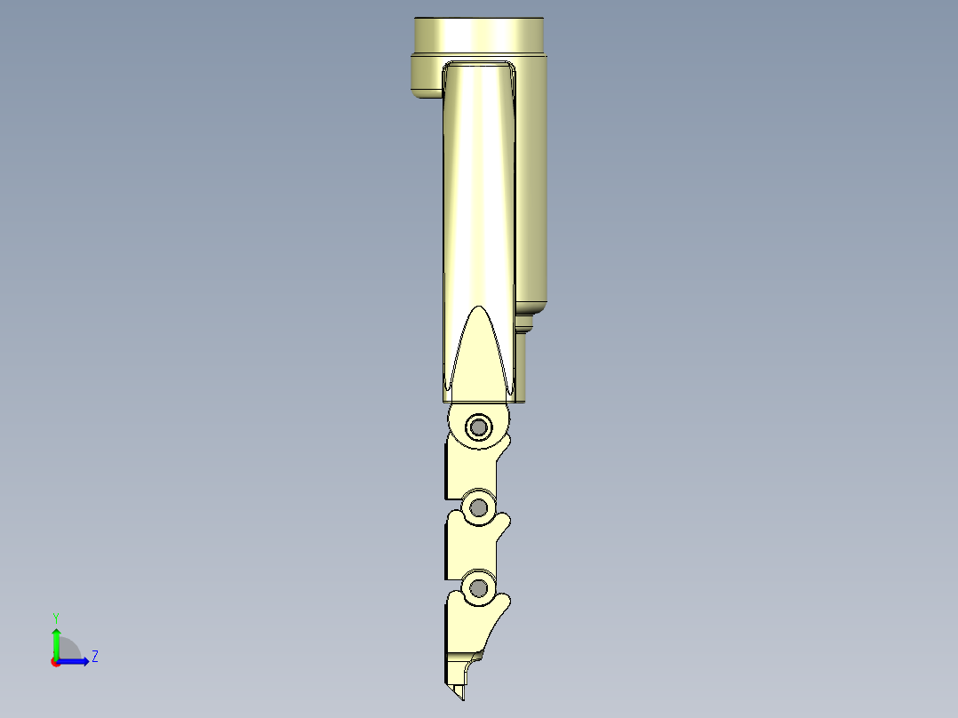 仿生机械手左视图