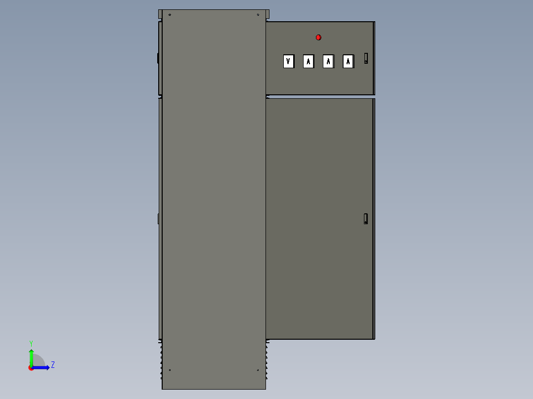 2X630A电源柜左视图