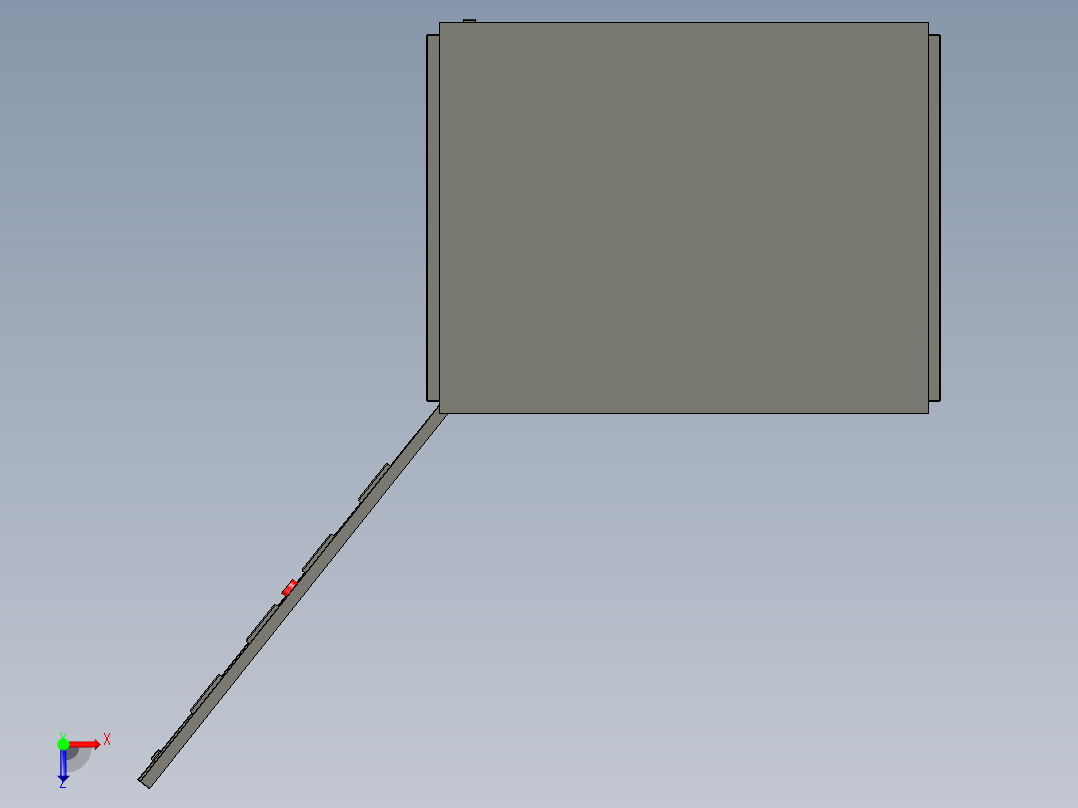2X630A电源柜俯视图
