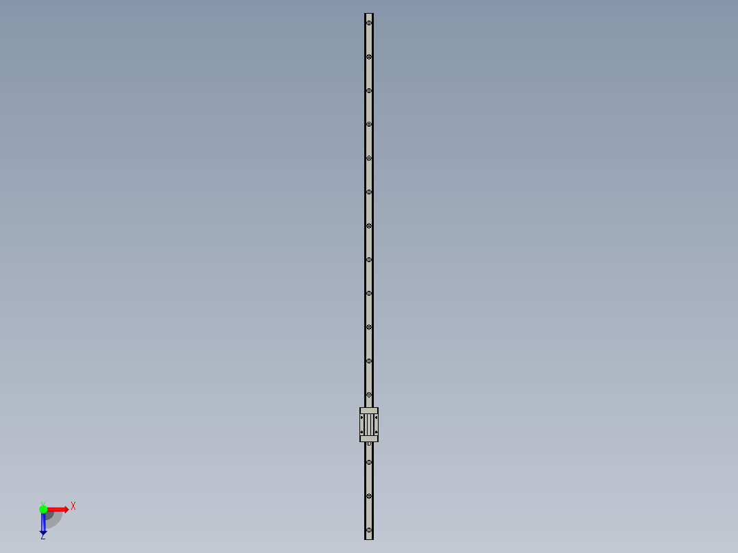 HGH-15CA-线轨5俯视图