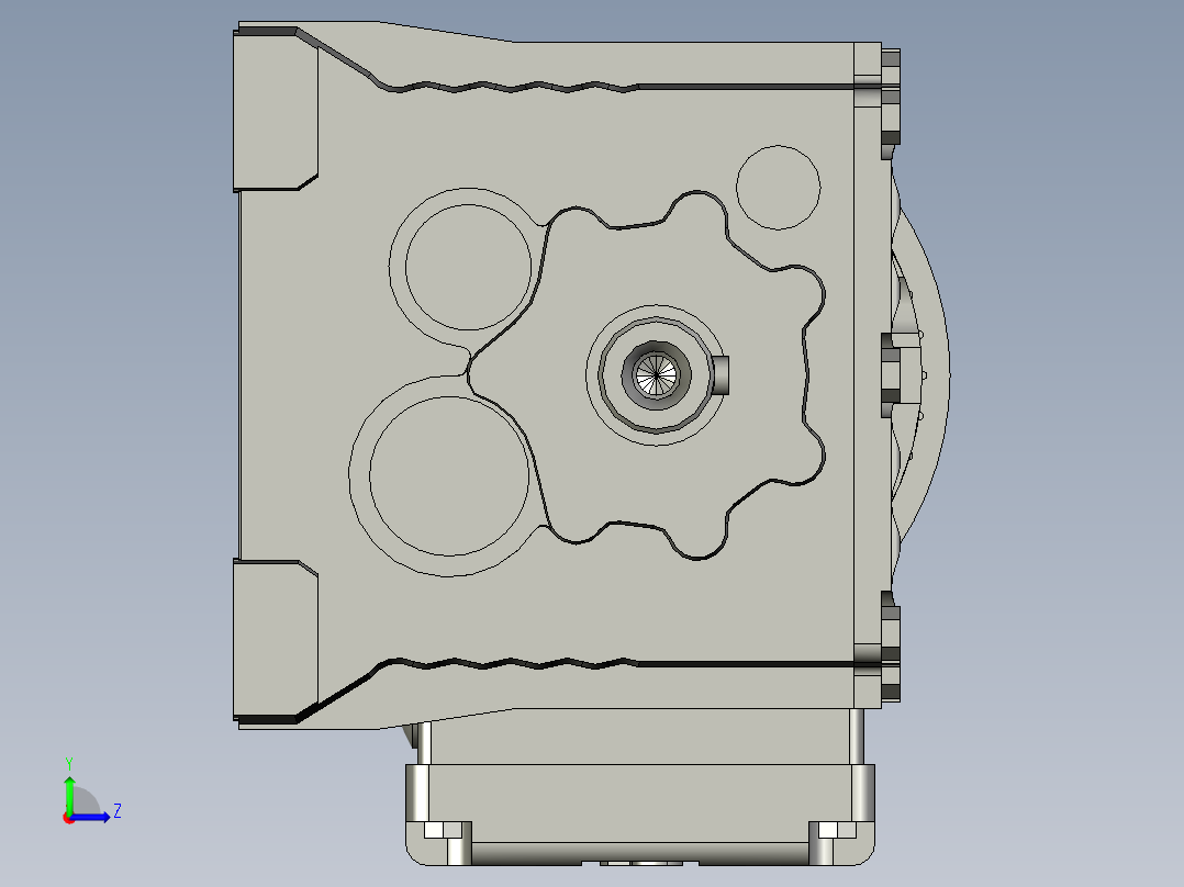 R27DR63L4减速电机左视图