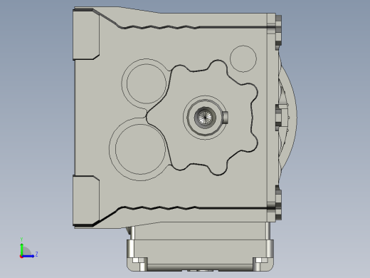 R27DR63L4减速电机左视缩略图
