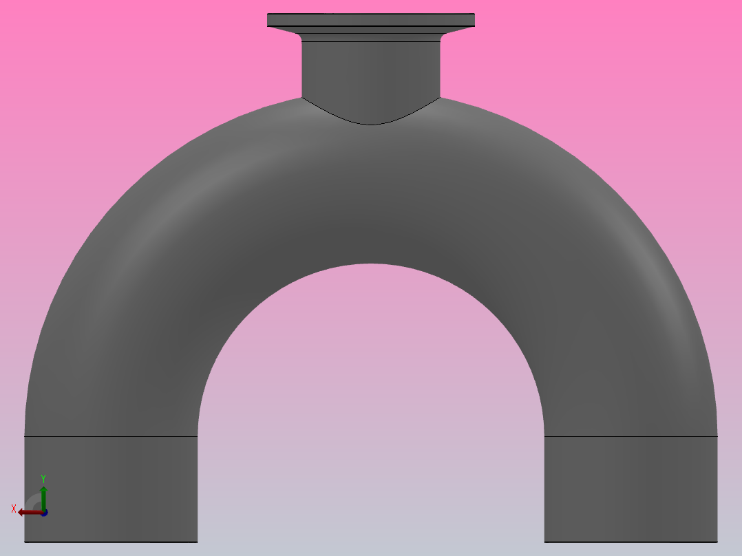 180°单卡U型三通[1506309-250075]后视图