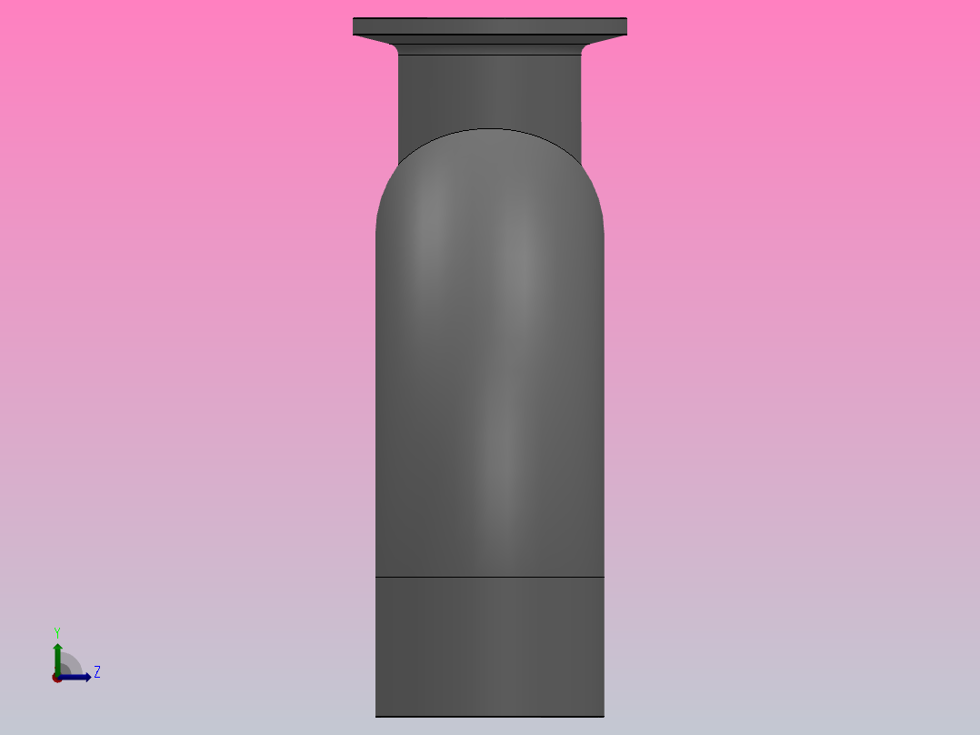 180°单卡U型三通[1506309-250075]左视图