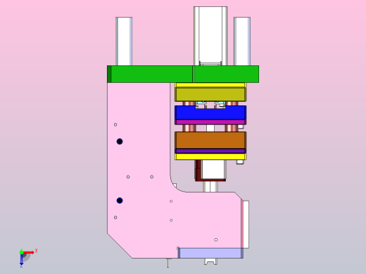 精密端子裁切模俯视缩略图