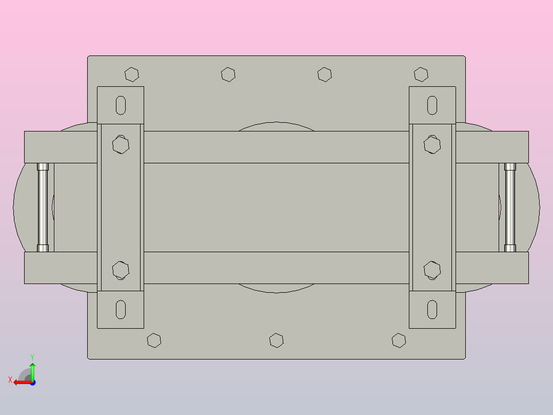 SG-30三相干式变压器三维模型202308后视图