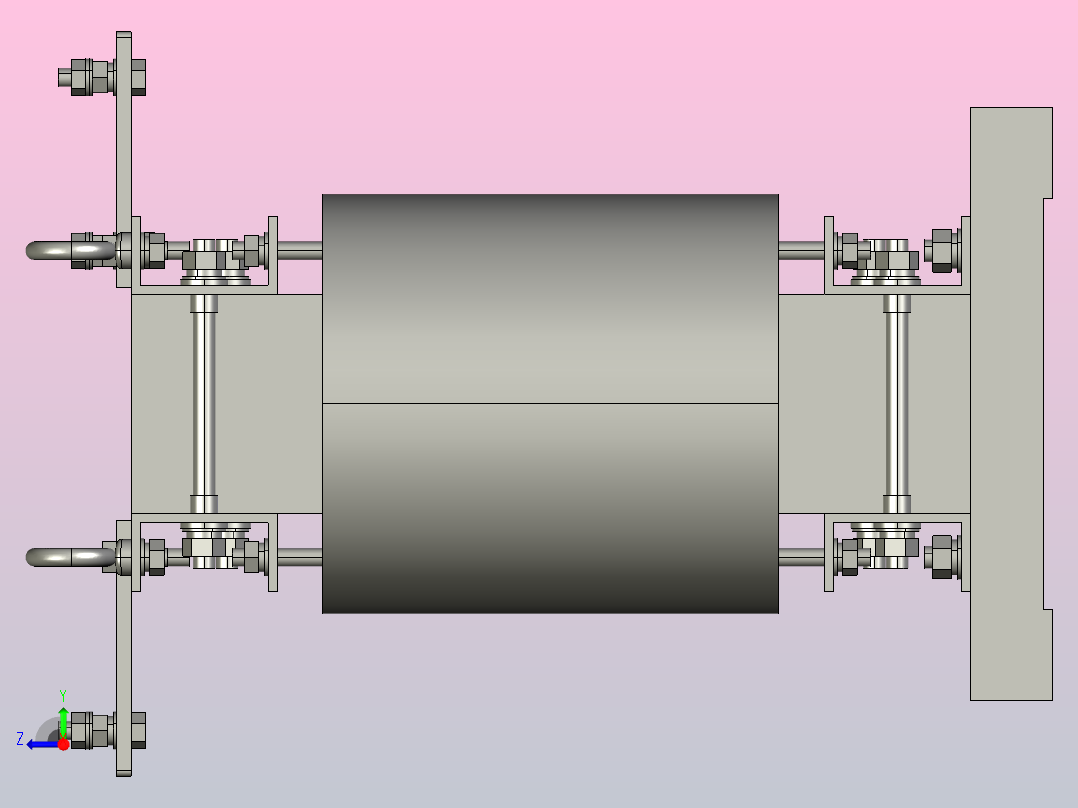 SG-30三相干式变压器三维模型202308右视图