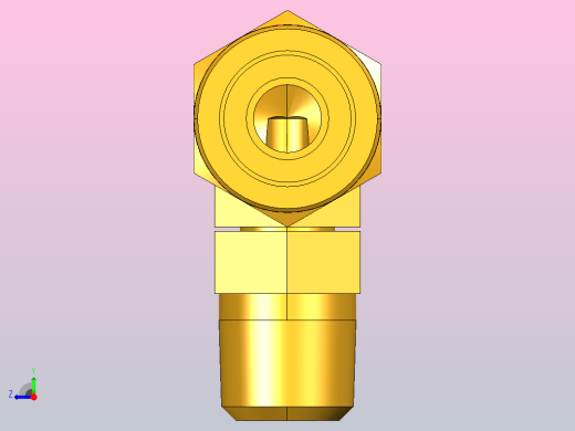 外螺纹弯头旋转接头169PS 6 2右视缩略图