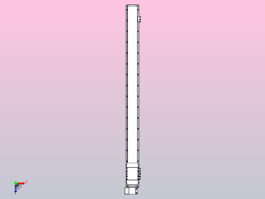 机器人皮带驱动直线轴TPA-GCB-120-P70-L1400-LP-M20-N3俯视缩略图