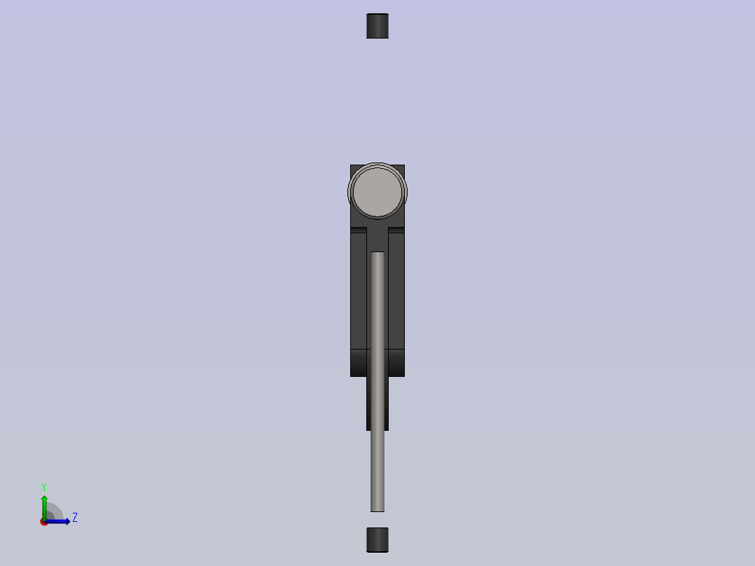 完整的C夹具装配左视图