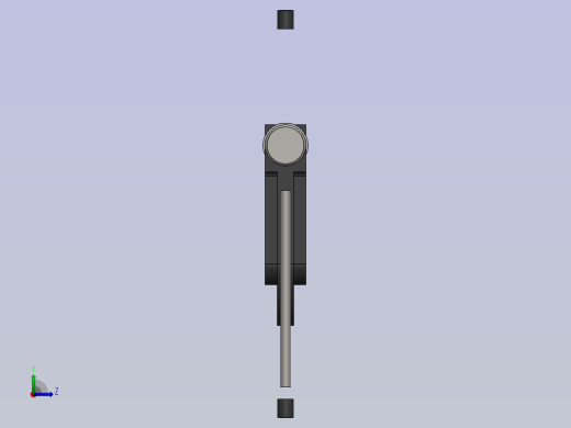 完整的C夹具装配左视缩略图