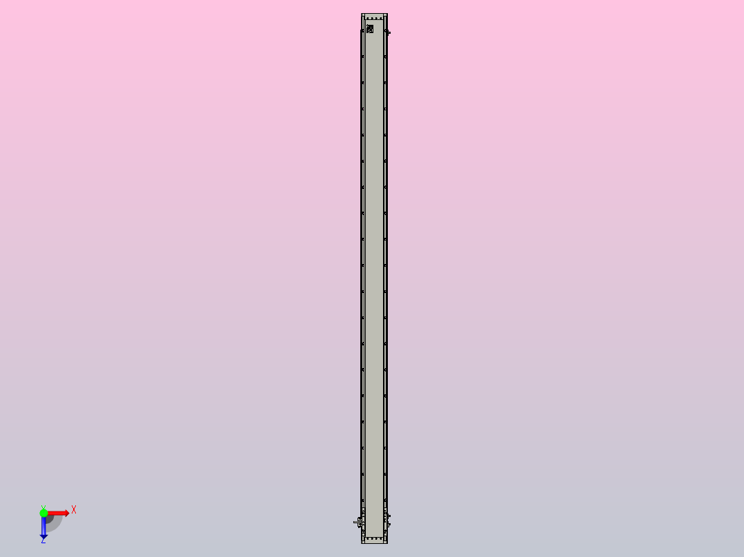 直驱直线电机轴TPA-LNP3-120-35C2-1-L2220-3-C-10-N3俯视图