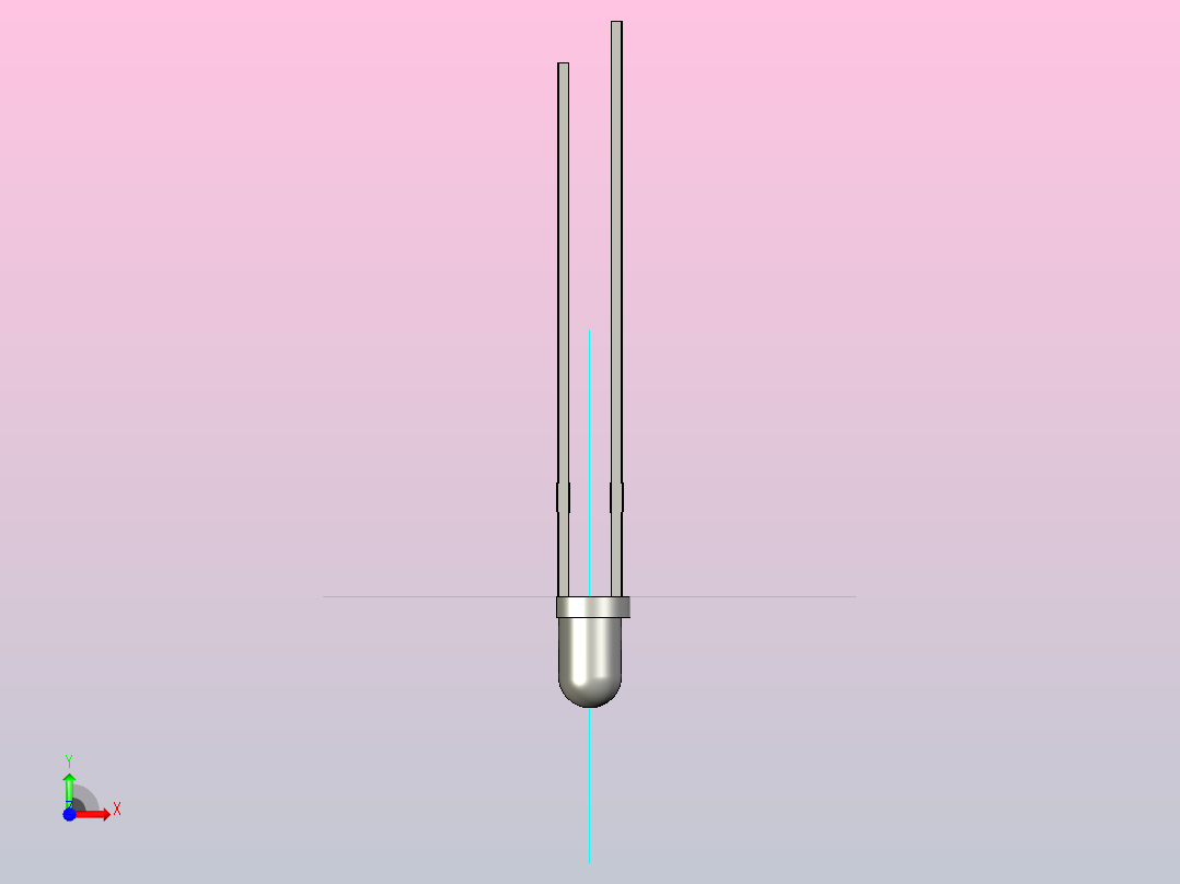 LED-3毫米前视图