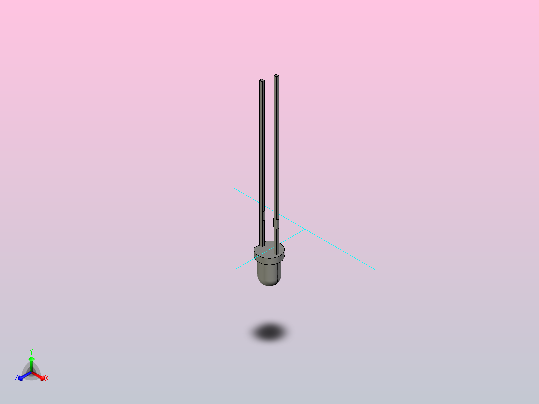 LED-3毫米正等轴测图