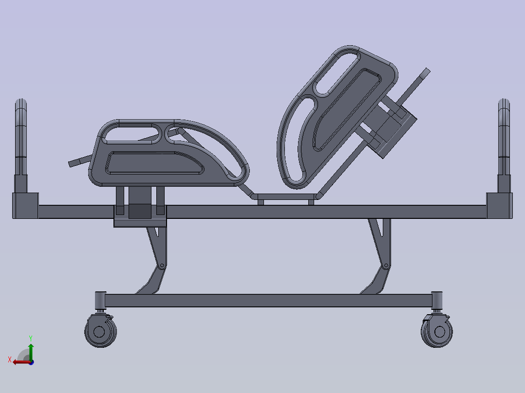 医疗床 SW21后视图