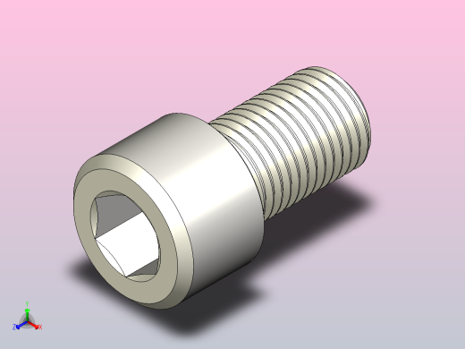 DIN_EN_ISO_4762_M42x70.ipt内六角螺钉