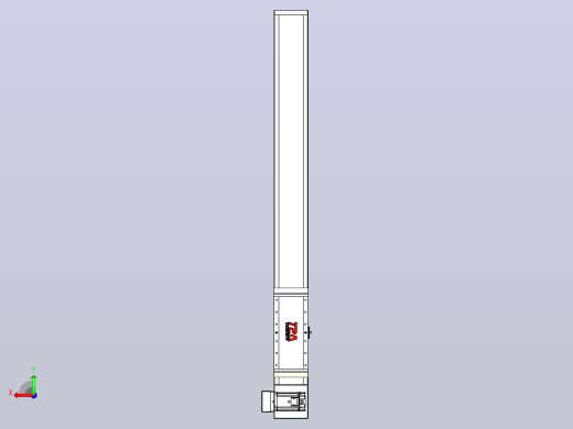 伺服电机集成皮带传动直线执行器TPA-OCB-140-256-L950-LU-P75-N3后视缩略图