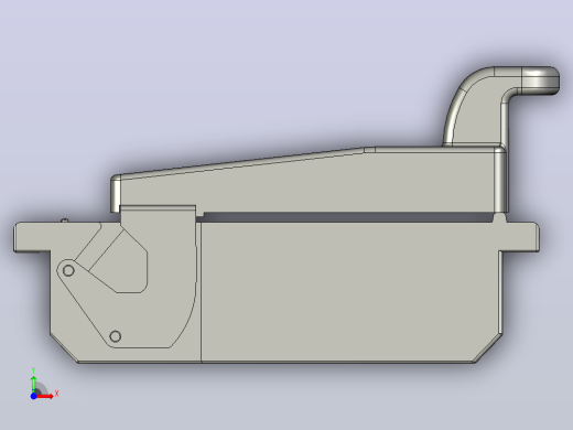 HR6-250_30Ⅱ 3P熔断器式隔离开关三维模型202011前视缩略图