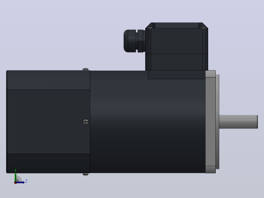 90AC(90W╱120W)微型交流（圆轴）基本型减速电机[90YS90WDV22HFF]左视缩略图