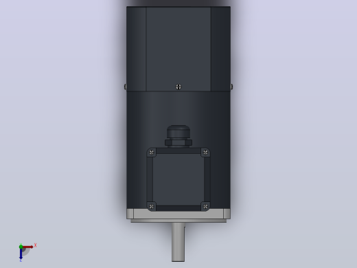 90AC(90W╱120W)微型交流（圆轴）基本型减速电机[90YS90WDV22HFF]俯视缩略图
