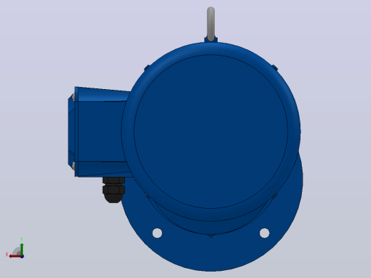 RXF57法兰轴伸式安装斜齿轮减速机RX57-Y1.5-4P-90L-M1-0°-Φ200后视缩略图