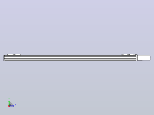 皮带直线轴双滑块型TPA-GCBS-50-P42-L400-QL-M10-N3左视缩略图