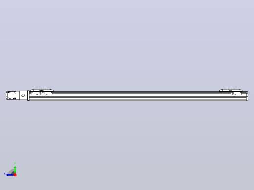 皮带直线轴双滑块型TPA-GCBS-50-P42-L400-QL-M10-N3右视缩略图