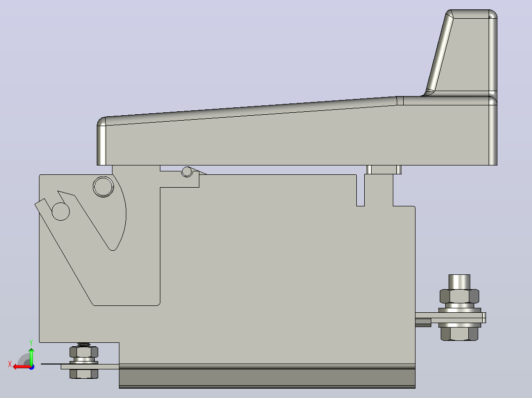 HR5-630_31 3P熔断器式隔离开关三维模型202011后视图