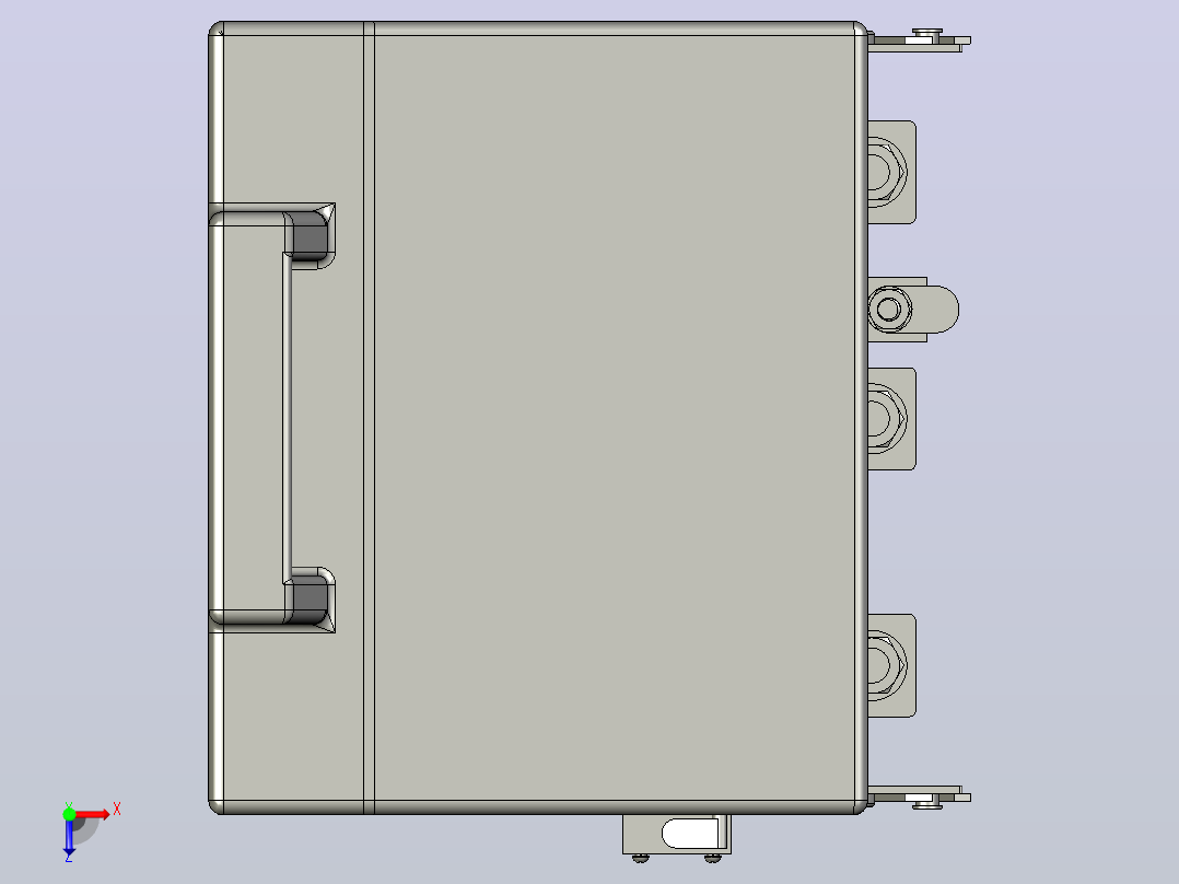 HR5-630_31 3P熔断器式隔离开关三维模型202011俯视图