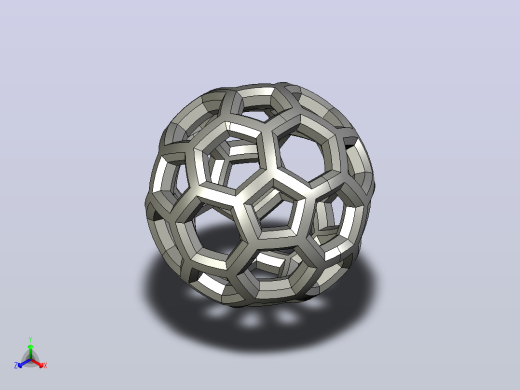 镂空球 Solidworks可编辑