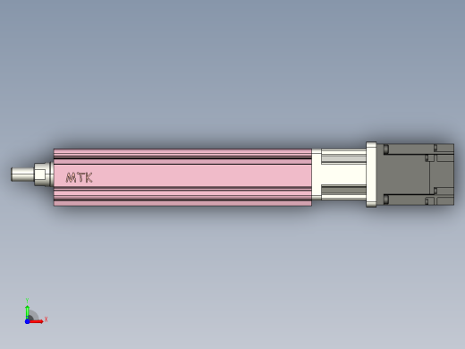 MTC32-150-P#-D-M200W MTC32电缸 200伺服电机直连前视缩略图