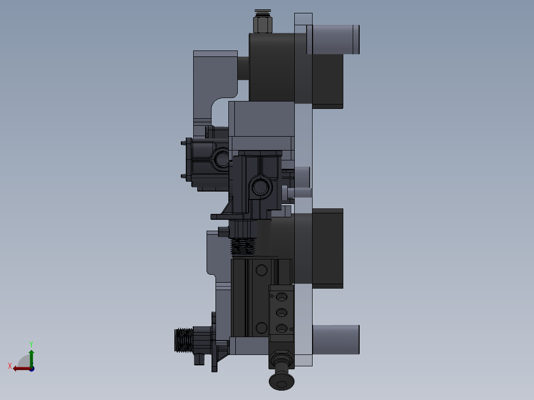 BLF8-01-1阀体加工单面工装后视图