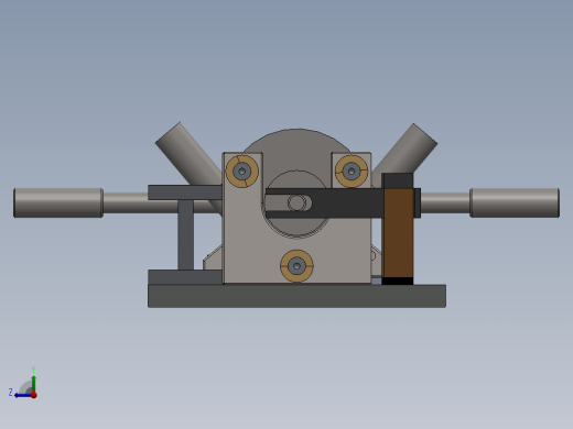 轴类零件检查夹具右视缩略图