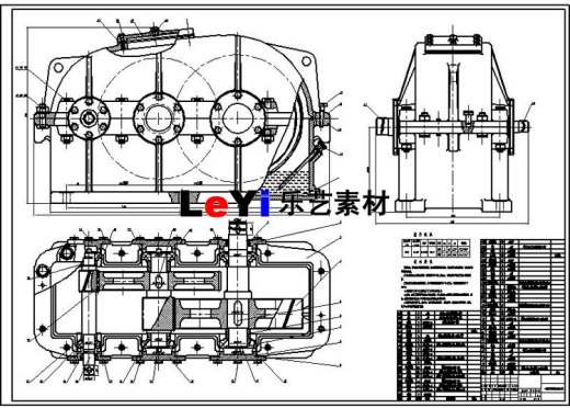 300张机械零件图纸学习练习cad画图常用素材资料缩略图