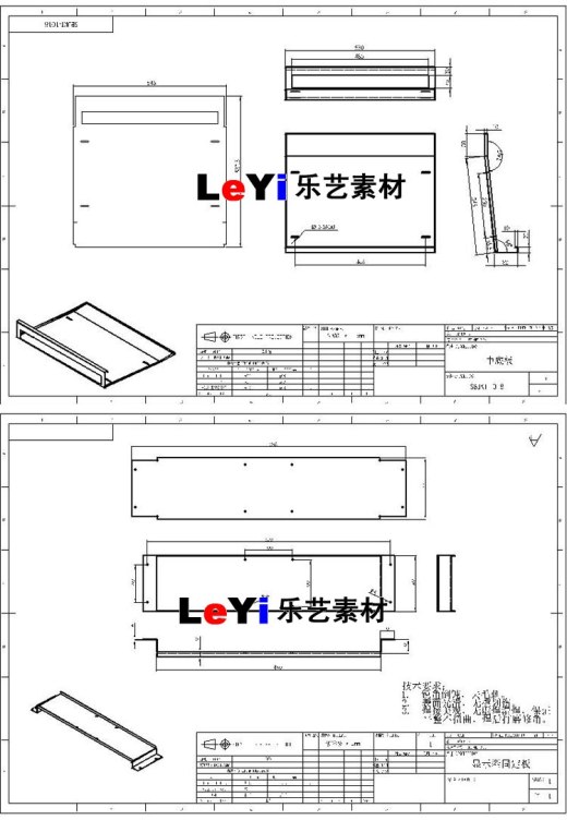 300张机械零件图纸学习练习cad画图常用素材资料缩略图