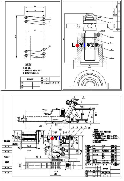 300张机械零件图纸学习练习cad画图常用素材资料缩略图