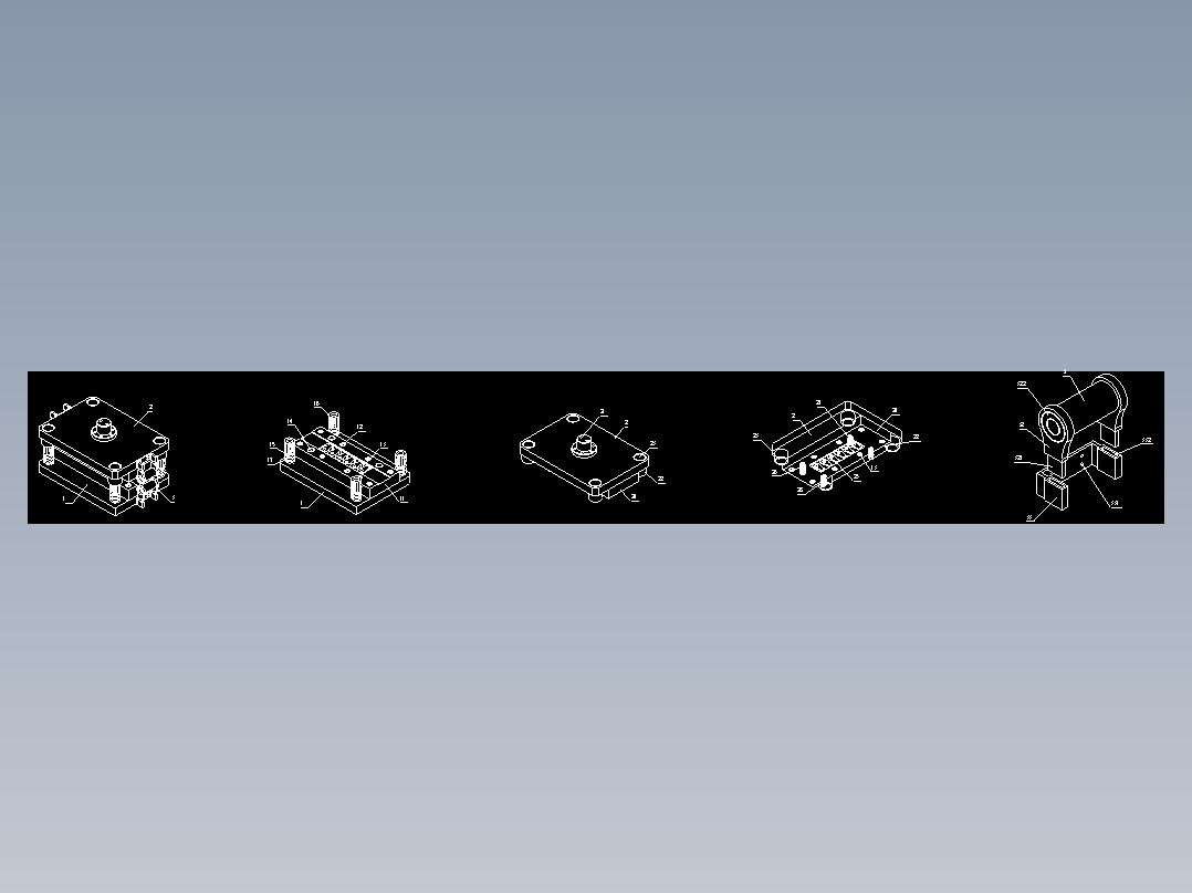 一种接线端子生产用一体式冲压组件