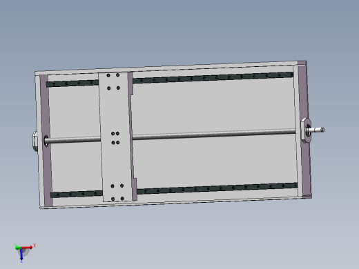 X轴丝杆直线模组结构3d图 单轴模组机器人机械原理3d模型+cad总图