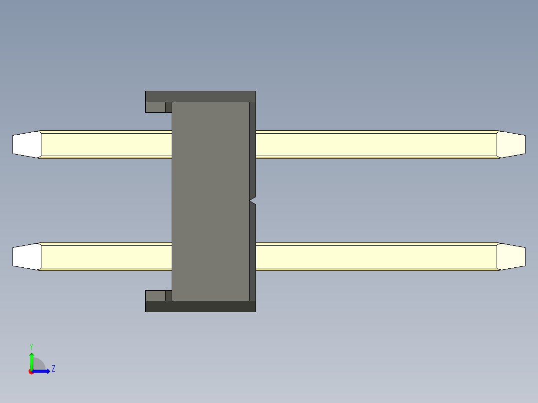 彩色公头100mil（2.54mm）系列-DS1021-RaspberryPi-2x20pin-colored-REV1.0左视图