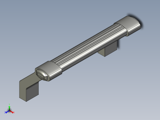 取手(鋁合金)(B)A1-3D多系列多零件图纸模型