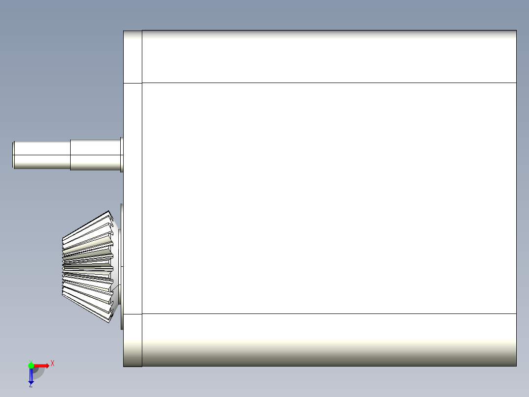 两轴式变速器设计（含三维图+CAD图+说明书）俯视图