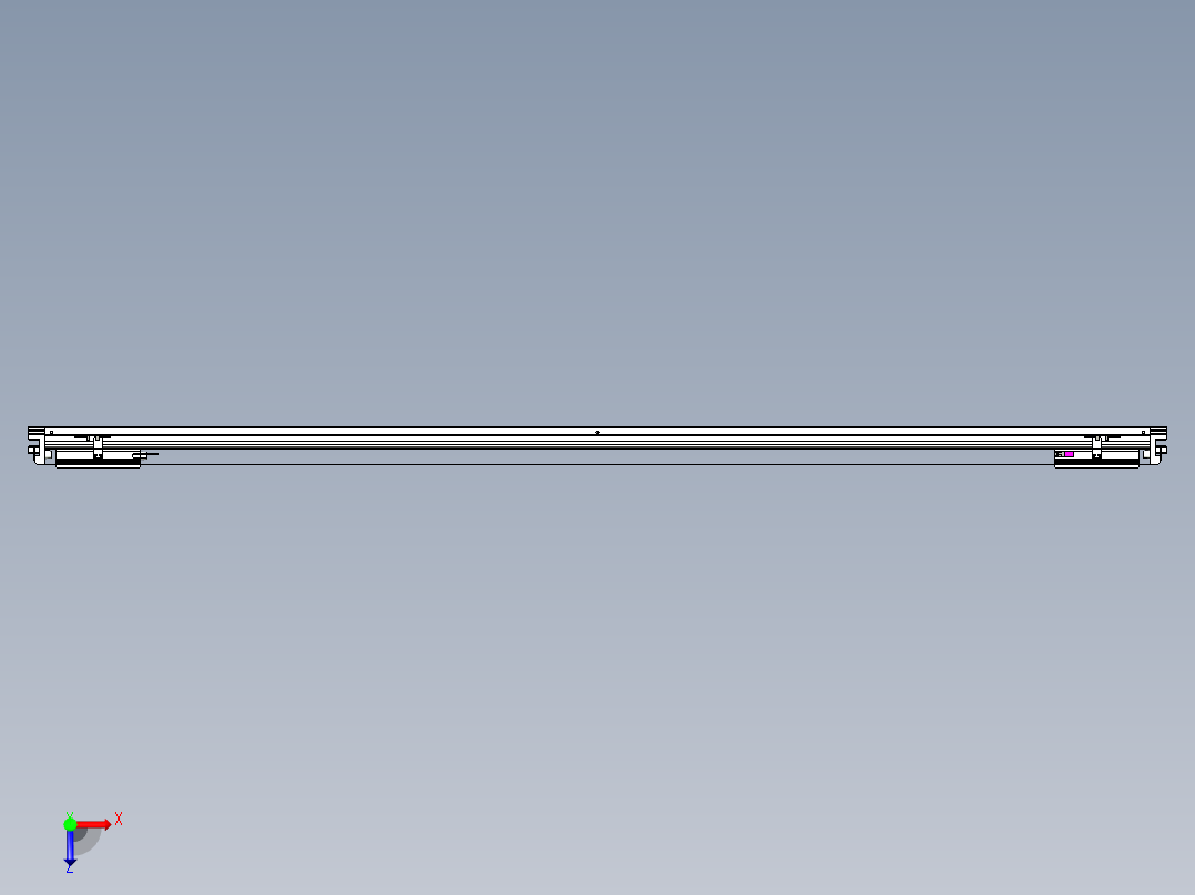 威洛博VL系列3d模型模组2VL17E2Y-S1950俯视图