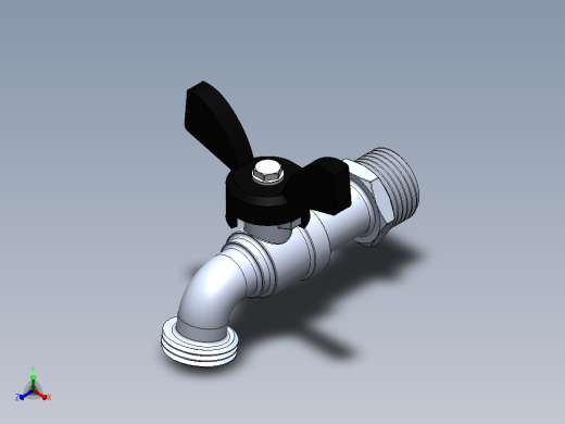 水龙头5正等轴测缩略图