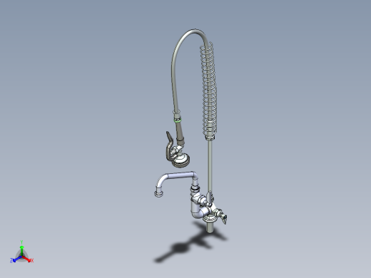 工业厨房预冲洗水龙头