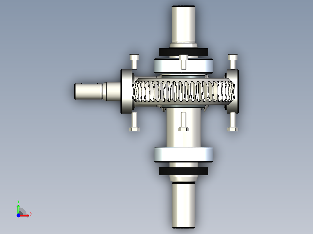 齿轮啮合 (144)前视图